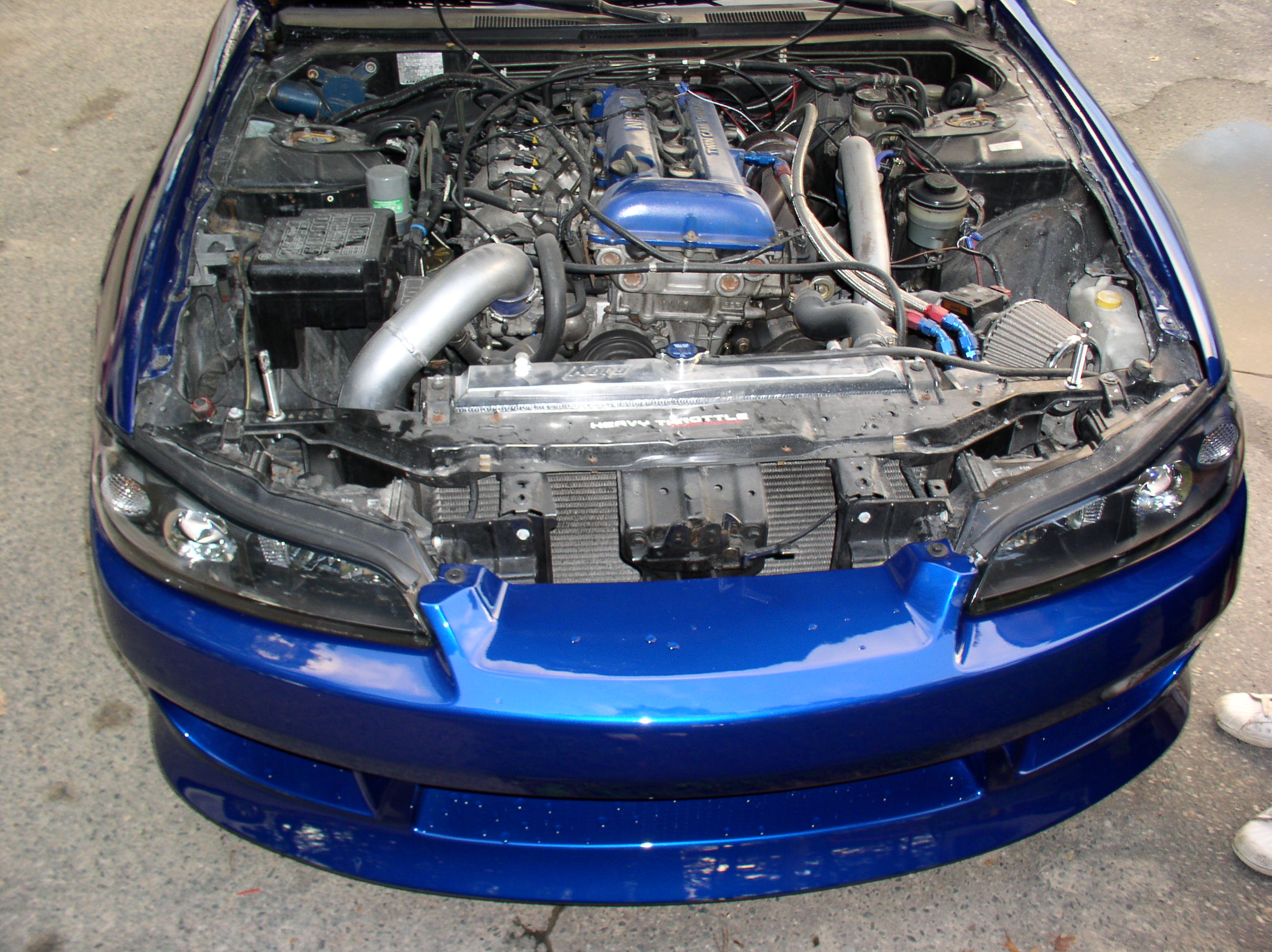 SR20DET engine bay