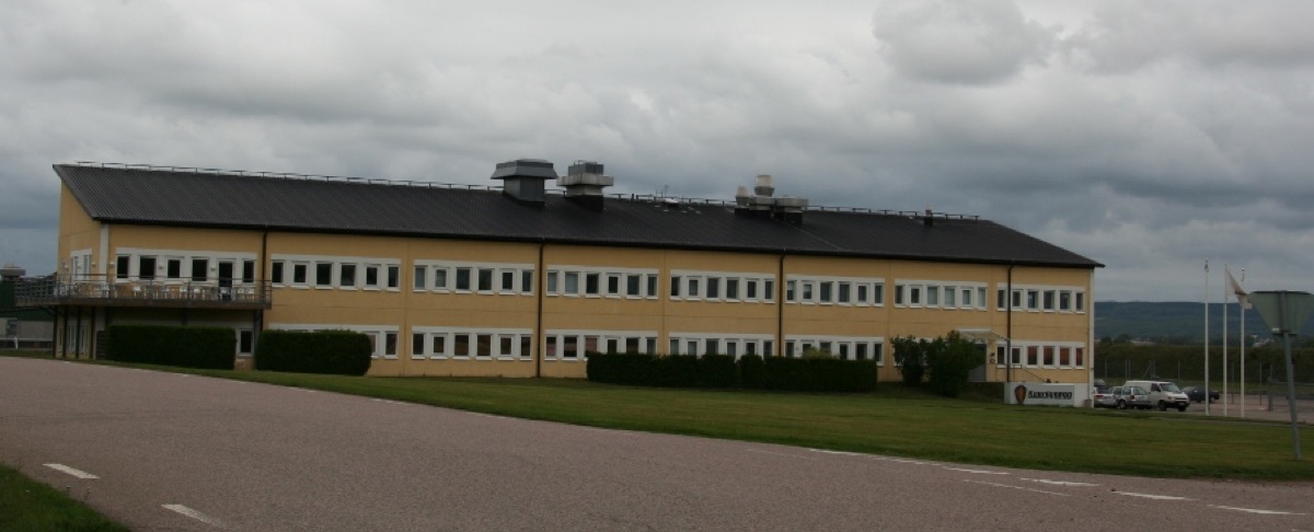 The Koenigsegg factory — converted from the original Ghost Squadron fighter jet hangars at Ängelholm
