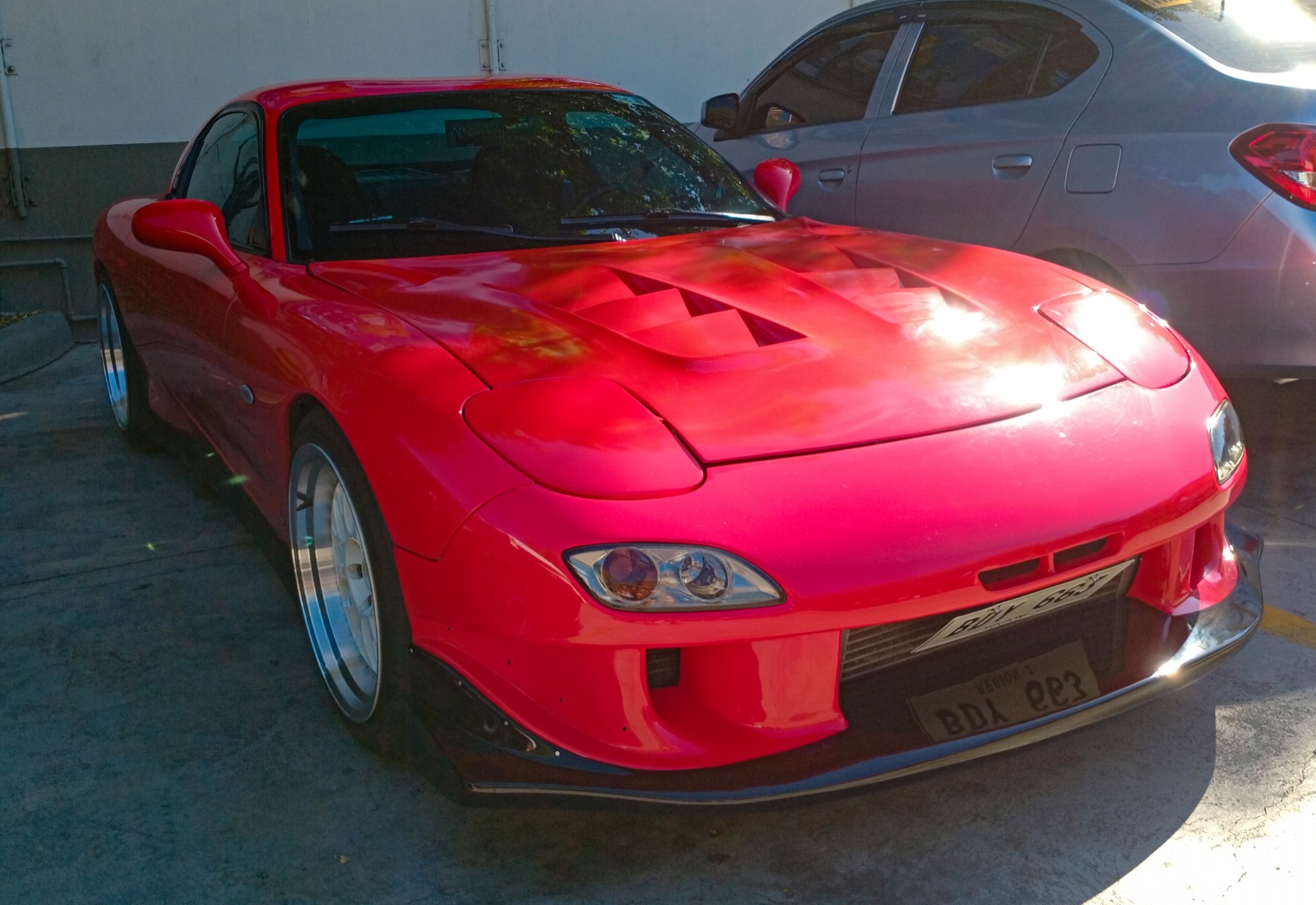 Mazda RX-7 FD3S in classic competition yellow