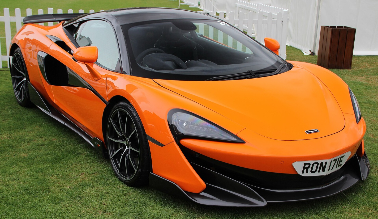 McLaren 600LT in signature papaya orange