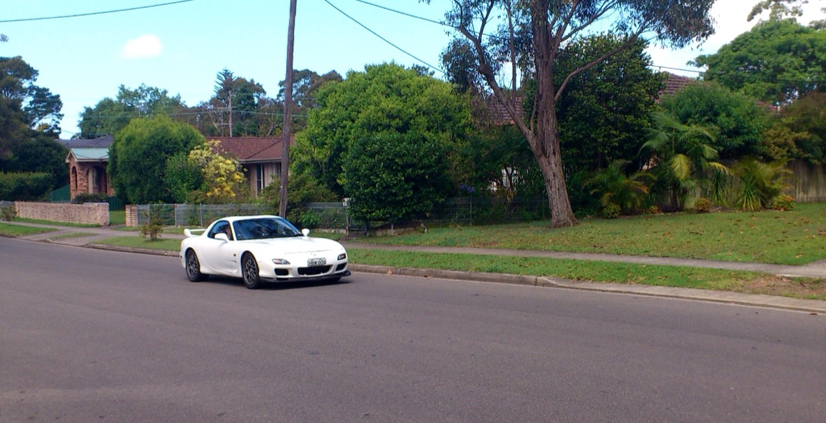 Mazda RX-7 FD — 50/50 weight distribution, front-mid engine layout, one of the finest-handling cars of the 1990s